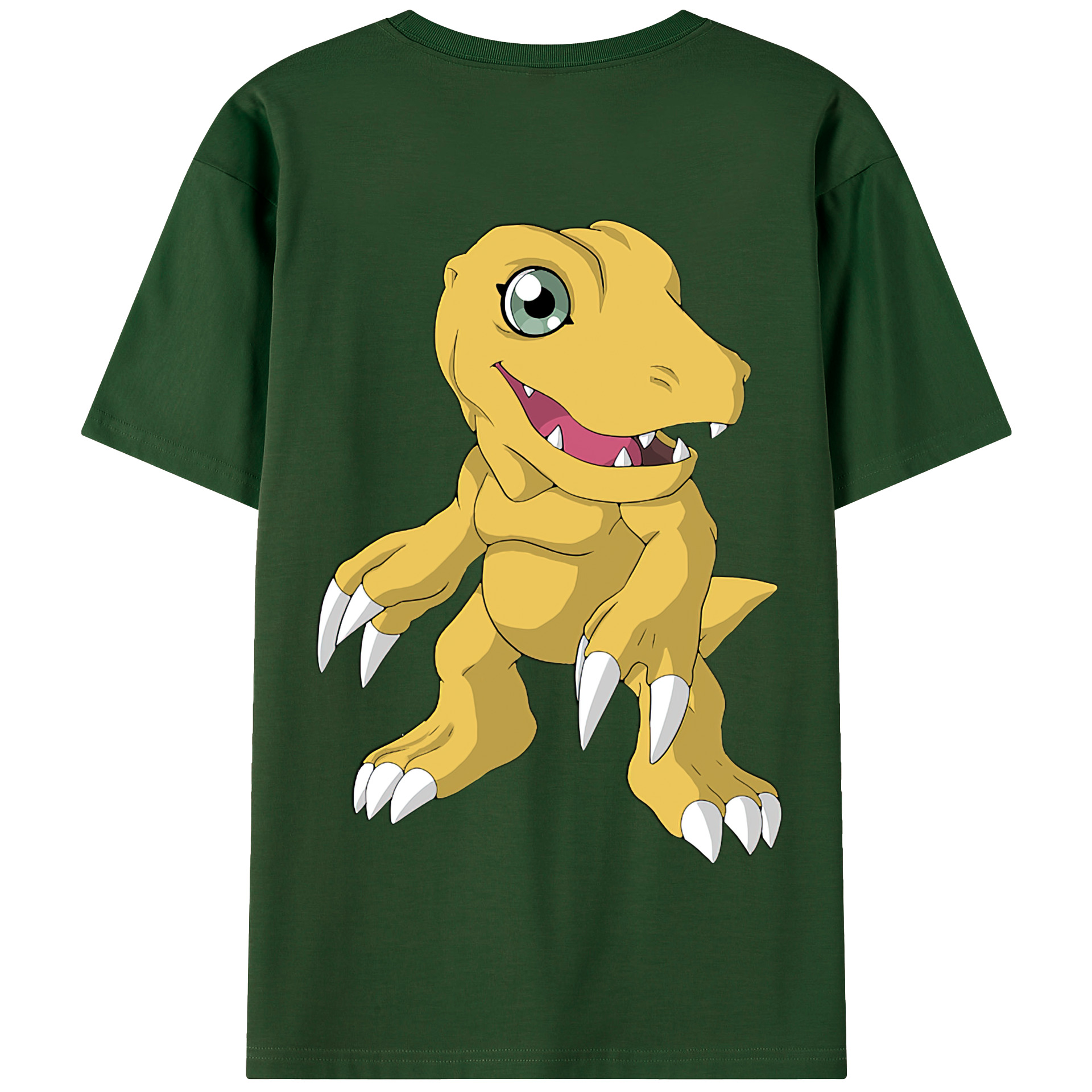 （画像用） Digimon デジタルモンスター/デジモン 綿100％半袖Tシャツ（背面プリント）